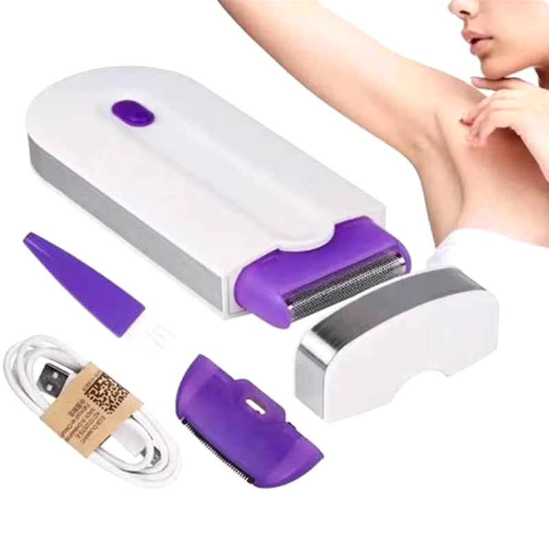 Home Women'S Hair Remover Blue Light Induction Hair Remover Painless Body Hair Private Hair Removal