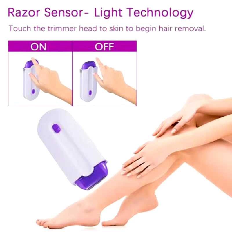 Home Women'S Hair Remover Blue Light Induction Hair Remover Painless Body Hair Private Hair Removal