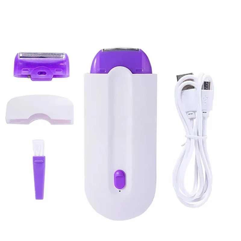 Home Women'S Hair Remover Blue Light Induction Hair Remover Painless Body Hair Private Hair Removal